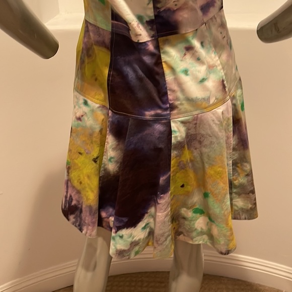 Lela Rose Sleeveless Printed fit and flare Mini dress size 8 - Picture 8 of 13